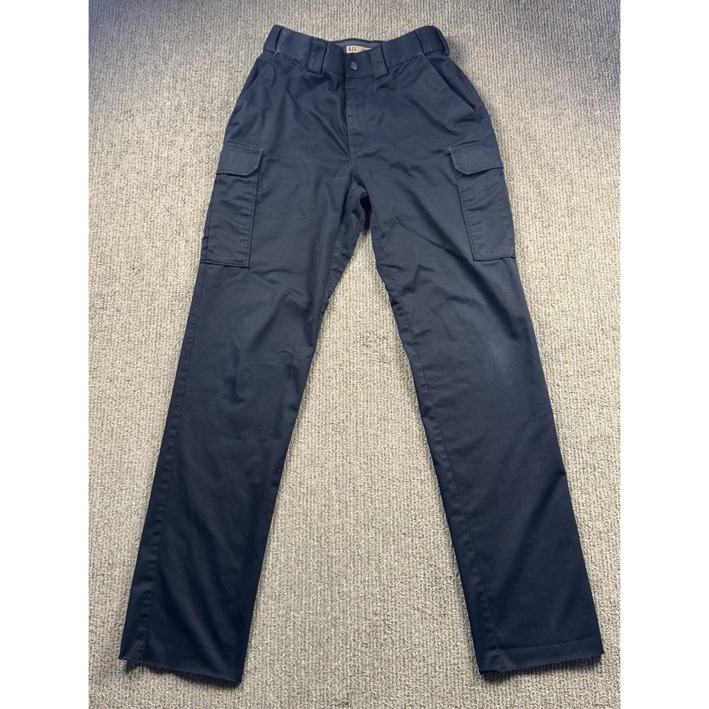 5.11 Tactical Mens 32 Twill PDU Class B Cargo Pant Unhemmed Blue